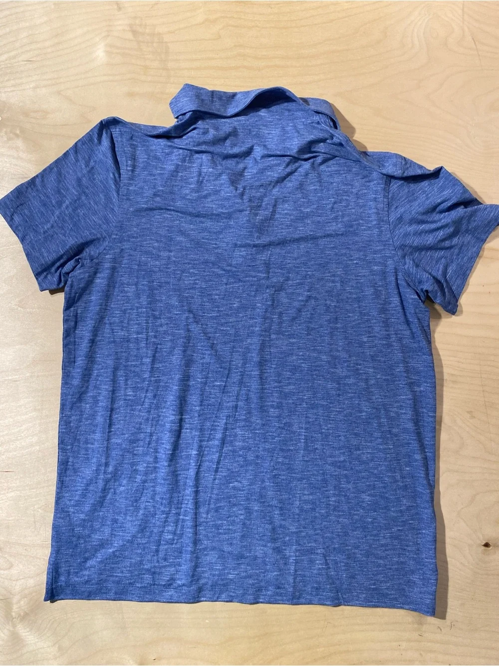 J. Crew Heathered Blue Polo XL (RW)